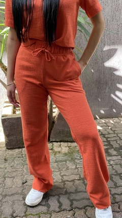 CALÇA TWEED - LARANJA - comprar online