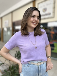 BLUSA TWEED - LAVANDA na internet