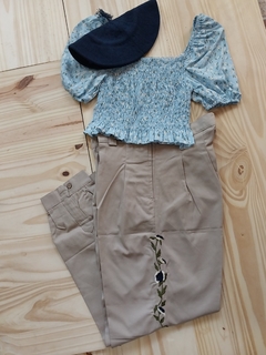 Conjunto mujer talle 1 al 4 beige