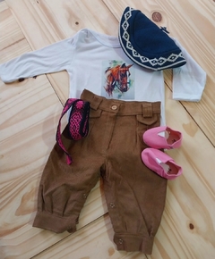 Conjunto de bebe (Bombacha Corderoy) COMPLETO Talle 00,0,1 - comprar online