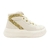 Tênis cano alto infantil feminino LPS FUN 329.010 Off White - comprar online