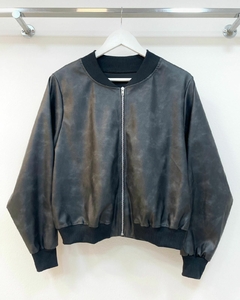 [CUERINA WASH] Chaqueta bomber - comprar online