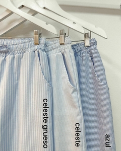 [POPLIN] Pantalón rayado - comprar online