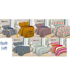 Cubrecamas Reversible Quilt Loft - Twin (1 1/2 Plaza) - comprar online