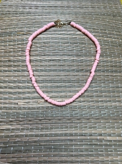 Choker Discos Rosa