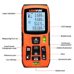 Imagem do Trena Digital A Laser Lomvum 40 Metros