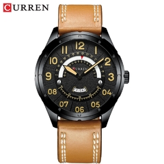 CURREN YOUNG - Relógio masculino com pulseira de couro - comprar online