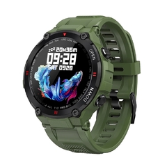 K22 Smart Watch redondo militar esportivo masculino | Exclusivo Him's Place |