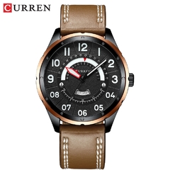 CURREN YOUNG - Relógio masculino com pulseira de couro - loja online