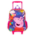 Mochila Rodinhas Peppa Pig - Sestini