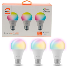 LAMPARA LED BULB SMART NEXXT RGB220V E26V27 X3 - comprar online