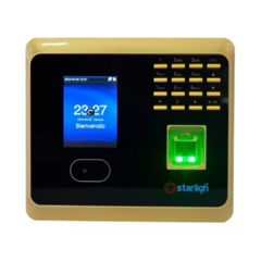 CONTROL DE HORARIO STARLIGH BIOMETRICOFACIAL HUELLA DIGITAL Y CODIGO WI FI (200 ROSTROS Y 1500 HUELLAS) ST-FACELOW-ATW