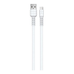 CABLE USB A MICRO E-VIEW 1.8 METRO MALLADO BLANCO en internet