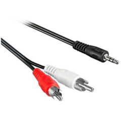 CABLE PLUG 3,5MM A 2 RCA NOGA NET 3M