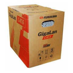 CABLE UTP GIGALAN FURUKAWA CAT6 X305MT GRIS INTERIOR - comprar online