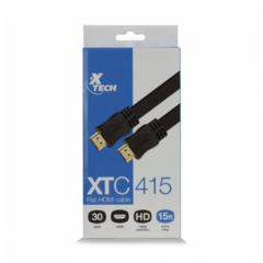 CABLE XTECH PLANO HDMI A HDMI 4.57MTS 1080P 30AWG XTC-415