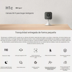 Cámara de seguridad EZVIZ H1C interior - comprar online