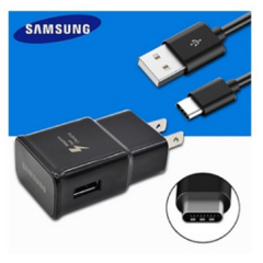 ADAPTADOR SAMSUNG 15W TYPE-C CON CABLE NEGRO en internet