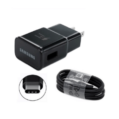 ADAPTADOR SAMSUNG 15W TYPE-C CON CABLE NEGRO