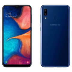 CELULAR SAMSUNG GALAXY A20 32 GB AZUL 3 GB RAM - comprar online