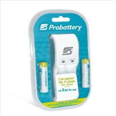 CARGADOR BATERIA PROBATTERY 25+2AA 2100E+2AAA 800 - comprar online