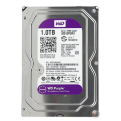 DISCO RIGIDO WD 1TB INTERNO3.5" PURPLE SATA 6GB/S 64MB SURVILLANCE