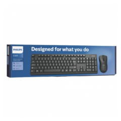 KIT TECLADO + MOUSE PHILIPS C501 INALÁMBRICO - comprar online