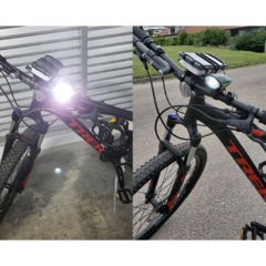 LUZ MULTIFUNCIÓN CON BOCINA PARA BICICLETA - NSLIBD - tienda online