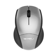 MOUSE NETMAK MINI MW08 INALAMBRICO PLATEADO