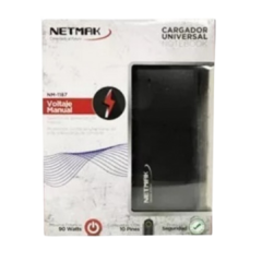 CARGADOR UNIVERSAL NETMAK NM-1284 65WATTS 10 PINES - tienda online