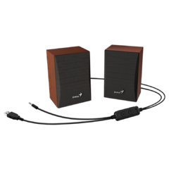 Parlante GENIUS SP-HF380BT Wood new bluetooth