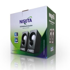 PARLANTE NISUTA USB PARA PC 2.0 6W NSPAU61 - comprar online