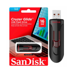 PEN 16GB SANDISK CRUZER GLIDE 3,0