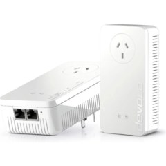 Extensor Powerline Devolo Dlan 1200+ Wifi Ac Starter Kit - Click