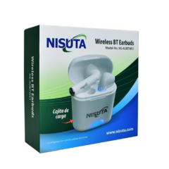 Auricular Nisuta Bluetooth Earbuds con cajita recargable - Click