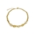 Choker Elos C/ Búzios Branco/Dourado - comprar online