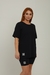 Camiseta feminina LOAA modelo camisetão - comprar online