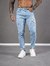 CALÇA SLIM FIT JEANS DESTROYED CLARA /