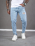 CALÇA SLIM FIT JEANS DESTROYED CLARA /