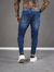 CALÇA SLIM FIT JEANS CASUAL ESCURA / - loja online