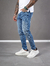 CALÇA SLIM FIT JEANS CASUAL CLARA /