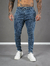 CALÇA JOGGER JEANS MOLETOM /