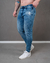 CALÇA SKINNY JEANS DESTROYED MARMORIZADA / - Caunt Jeans Atacado