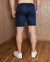 SHORT CARGO CETIM AZUL ROYAL / R7-D-R - loja online