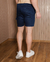 SHORT CARGO CETIM AZUL ROYAL / R7-D-R - Caunt Jeans Atacado