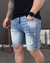 BERMUDA SLIM FIT JEANS DESTROYED CLARA /