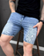 BERMUDA SLIM FIT JEANS DESTROYED CLARA / - loja online