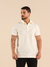 CAMISA GOLA POLO PIQUET OFF WHITE