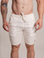 SHORT LINHO VIÉS OFF WHITE / na internet