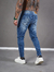 CALÇA SLIM FIT JEANS CASUAL ESCURA / - comprar online